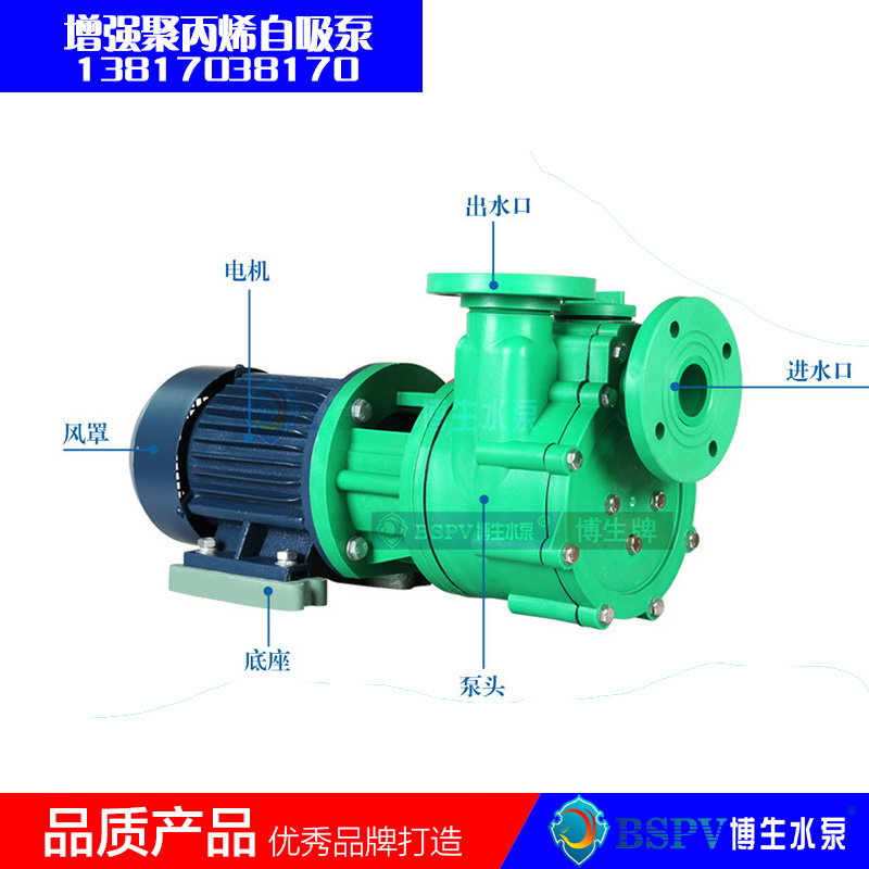 博生牌FPZ型直联式塑料自吸泵